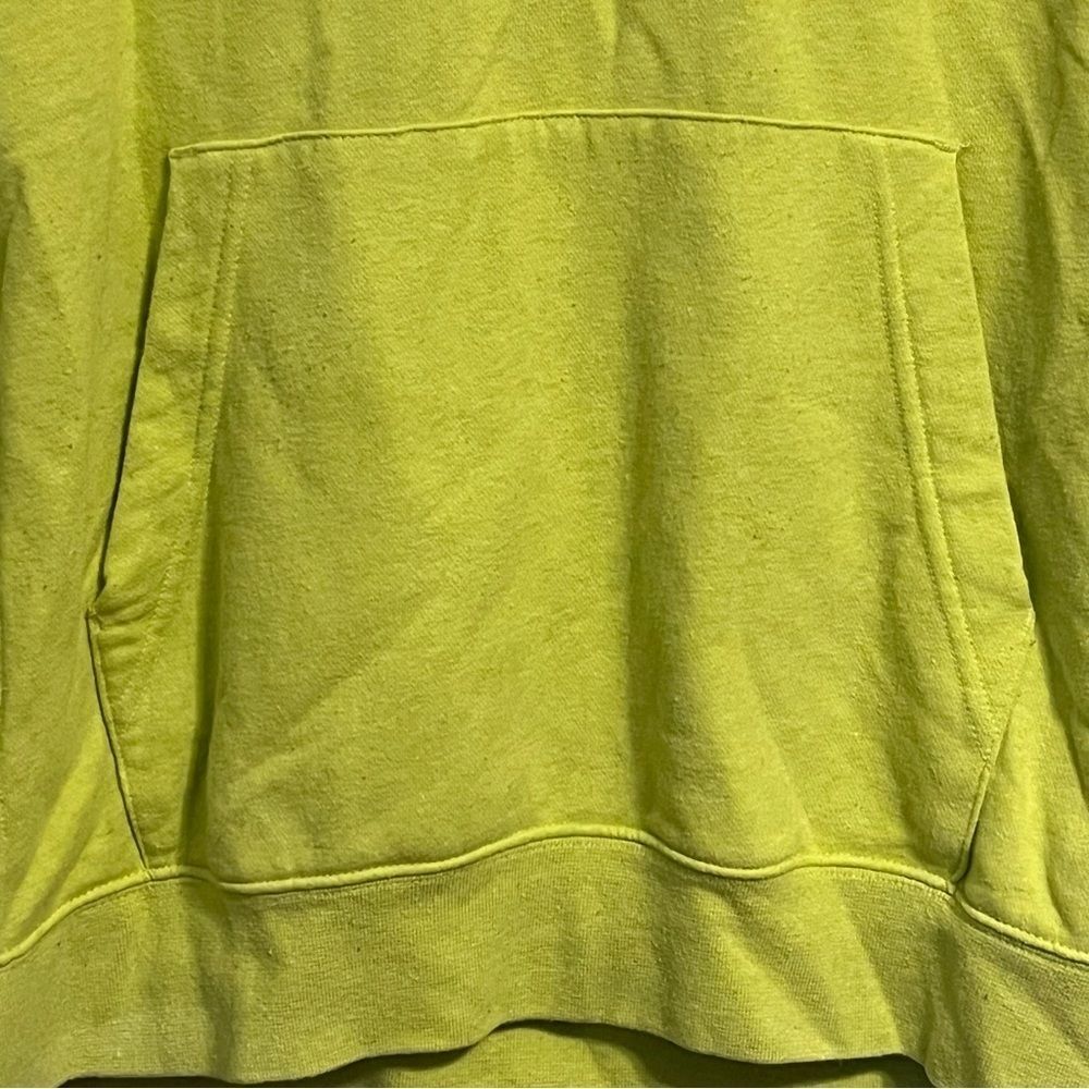 Nike Neon Green Logo Hoodie Sweatshirt - Picture 8 of 8